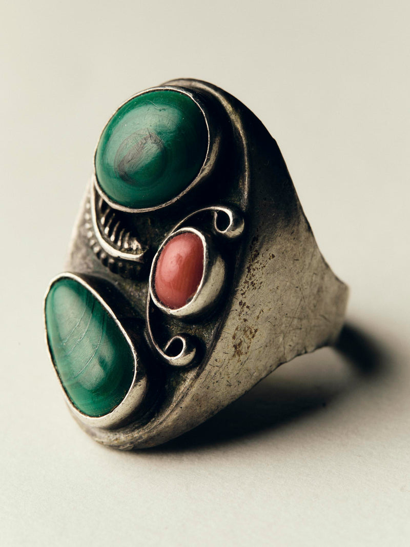 vintage navajo 3 stone ring