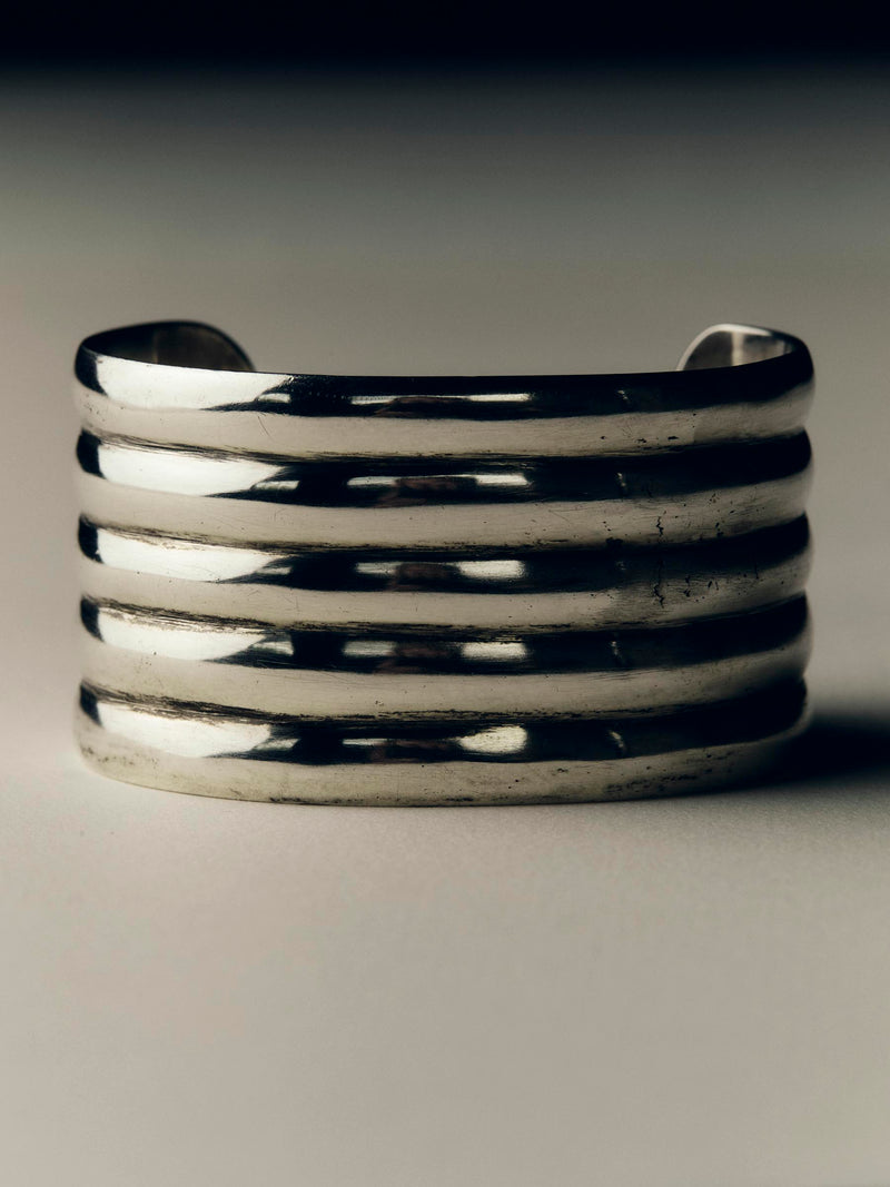 vintage frank patania heavy multi-row cuff