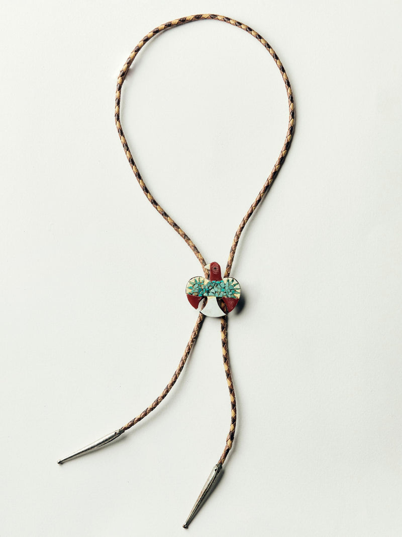 handmade vintage santo domingo bolo tie