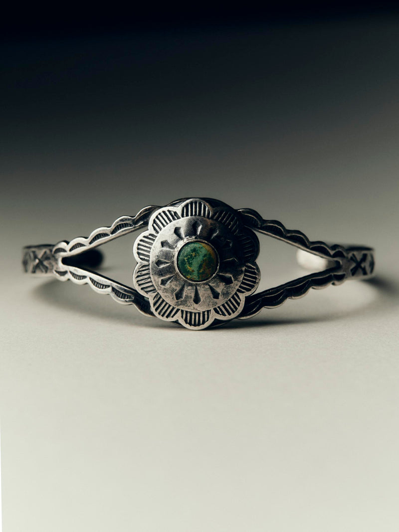vintage trading post-era concho bracelet