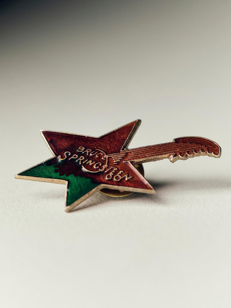 vintage 80's bruce springsteen pin