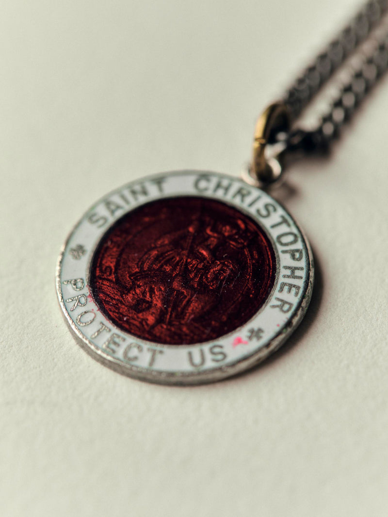 vintage "st. christopher" medal pendant - Model