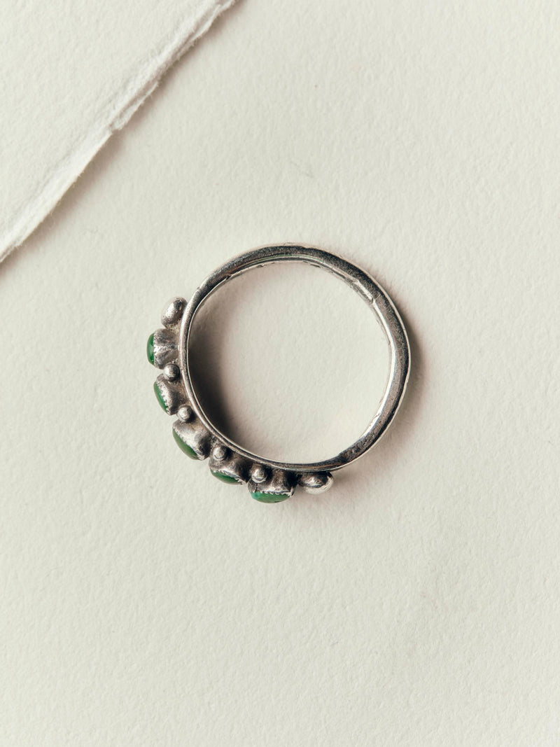 vintage zuni snake eye ring - Model