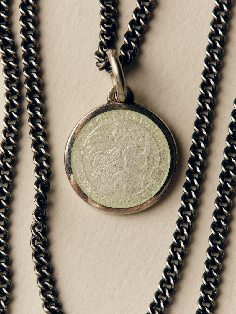vintage "st. christopher" medal pendant - Model