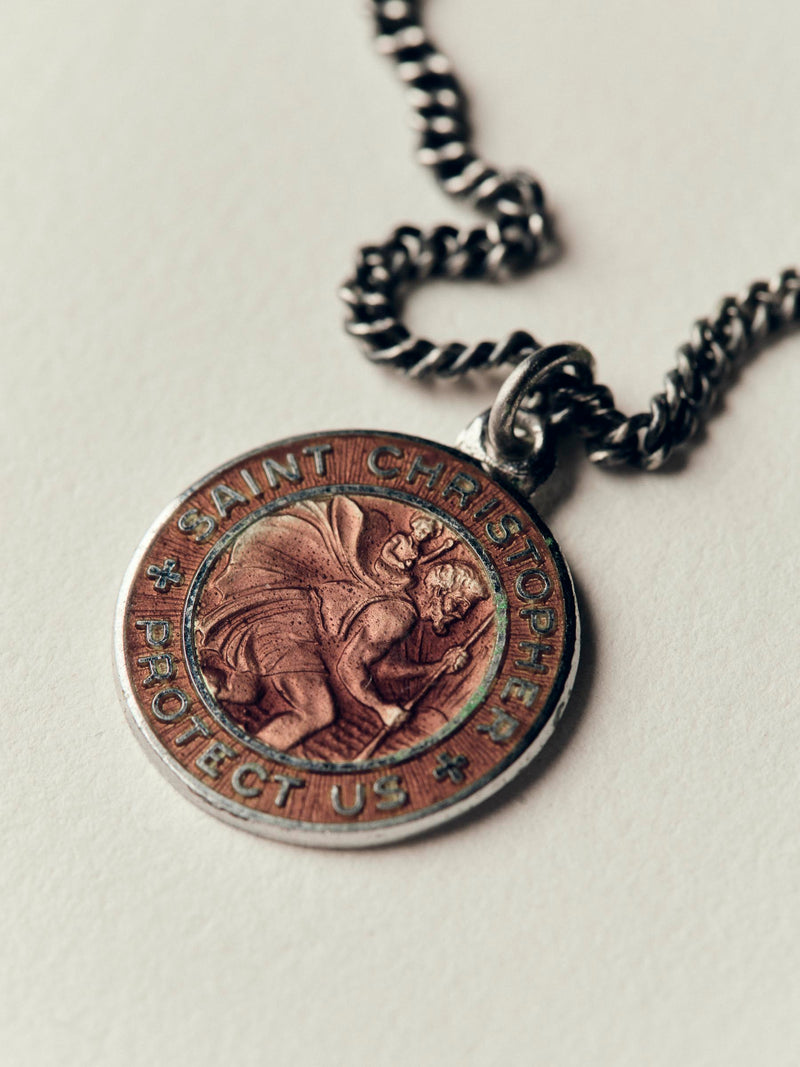 vintage "st. christopher" medal pendant - Model