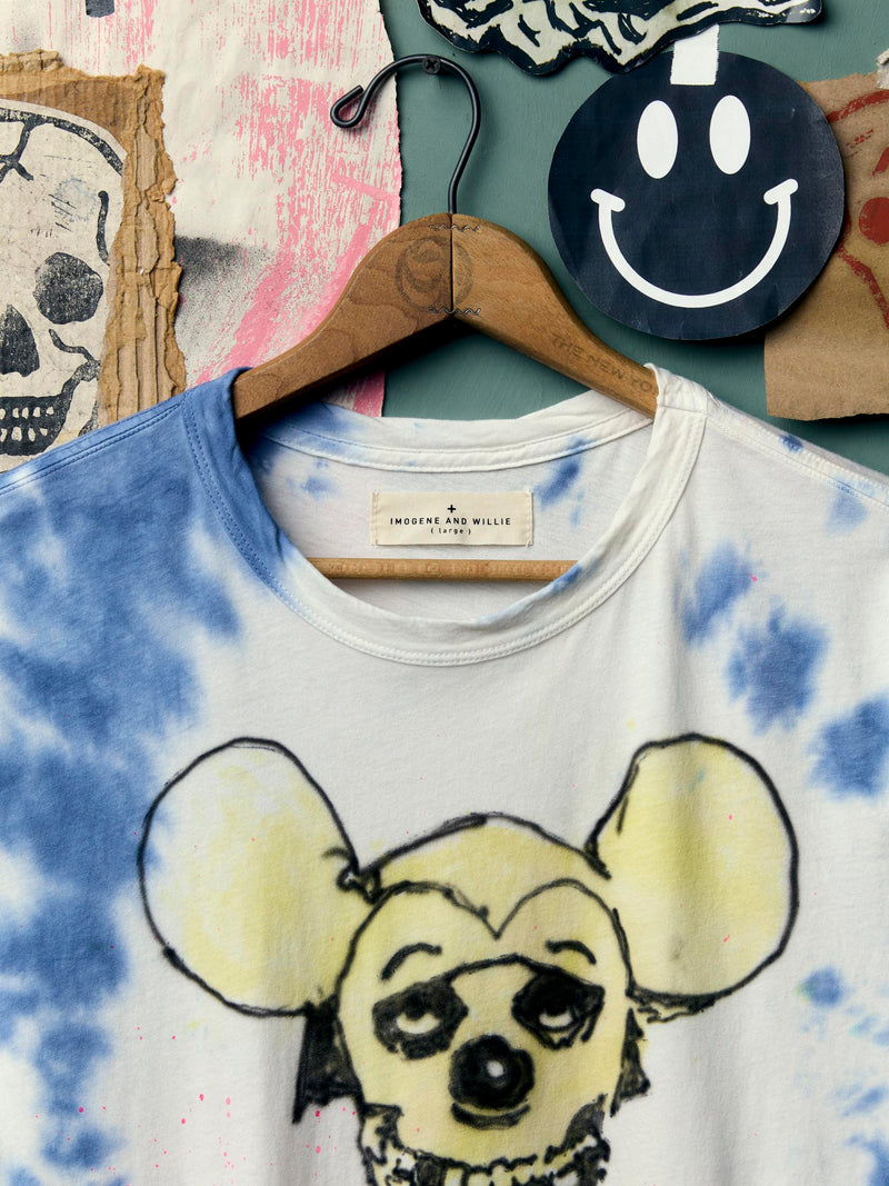 handpainted "frank" tee - Model