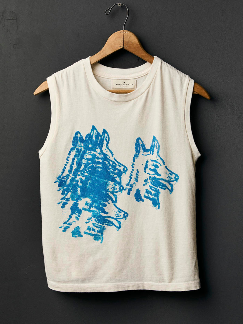 the "coyote" muscle tee - Model