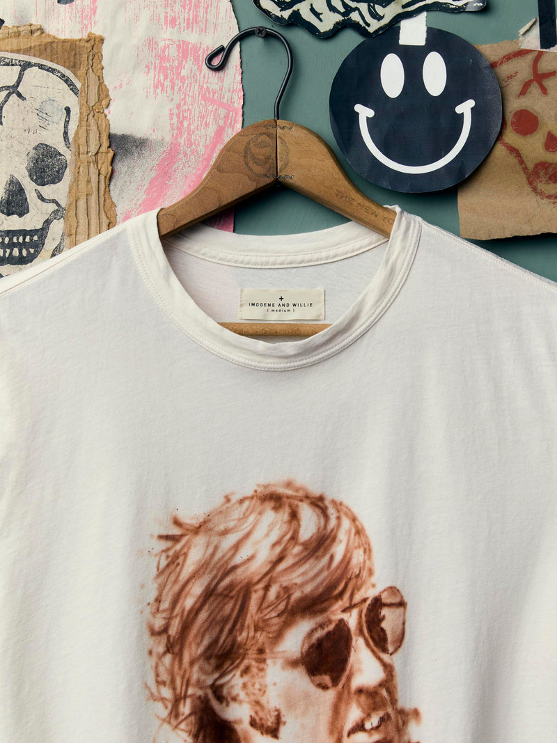 hand drawn "redford" tee - Model