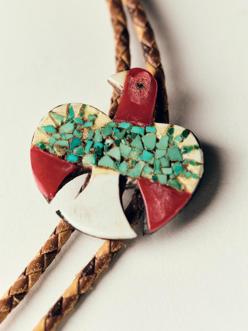 handmade vintage santo domingo bolo tie - Model