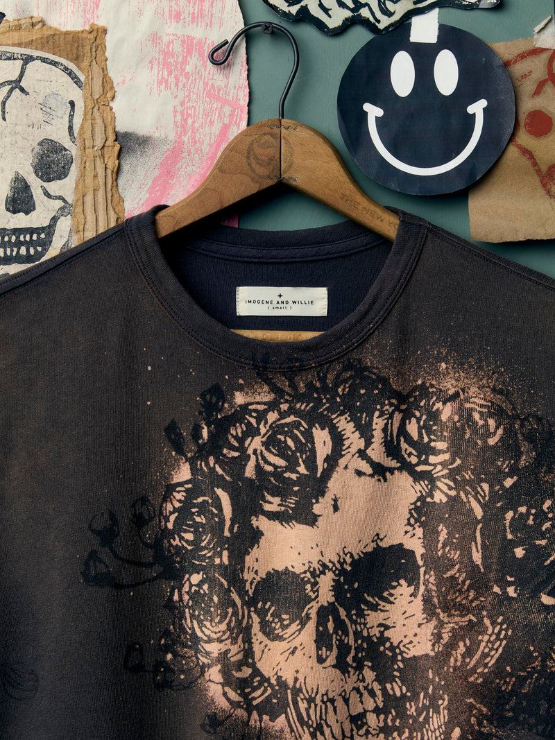 bleached "friend of the devil" tee - Model