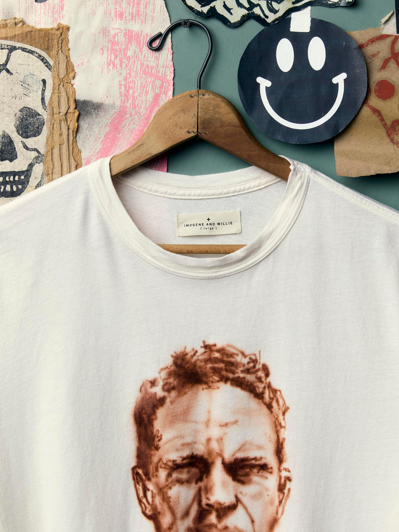 hand drawn "mcqueen" tee - Model