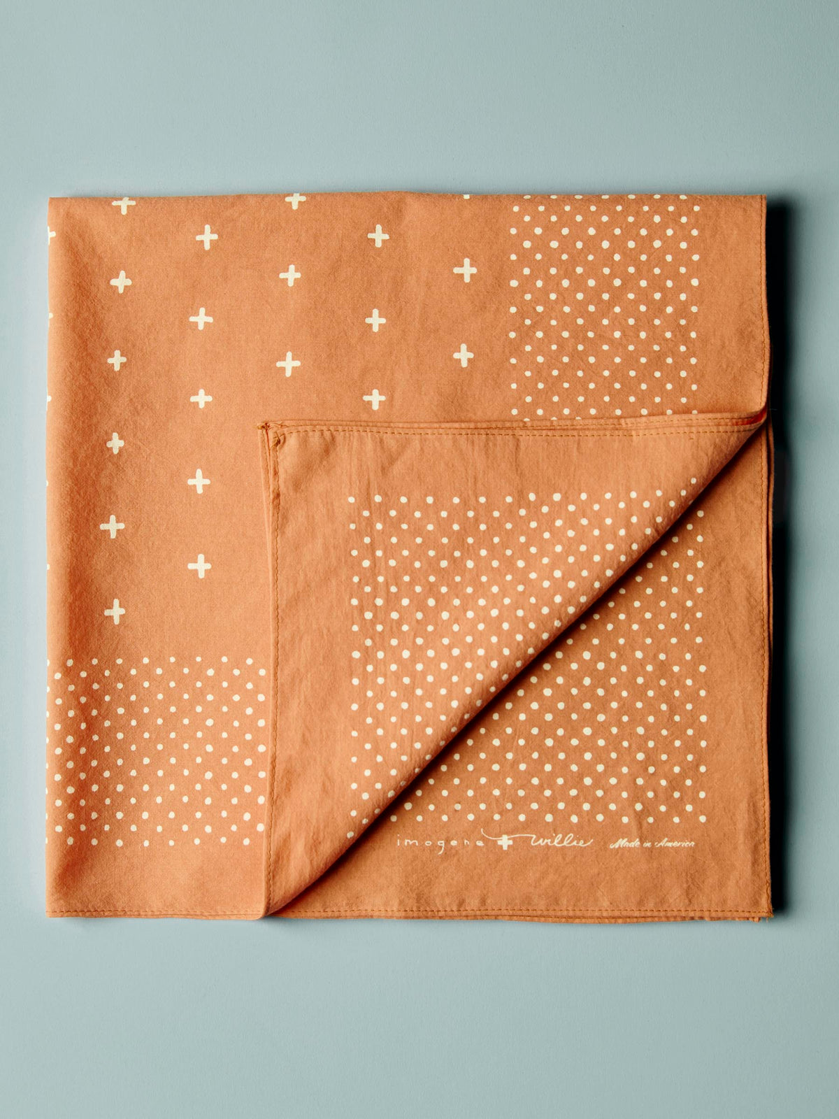 i+w vintage orange bandana