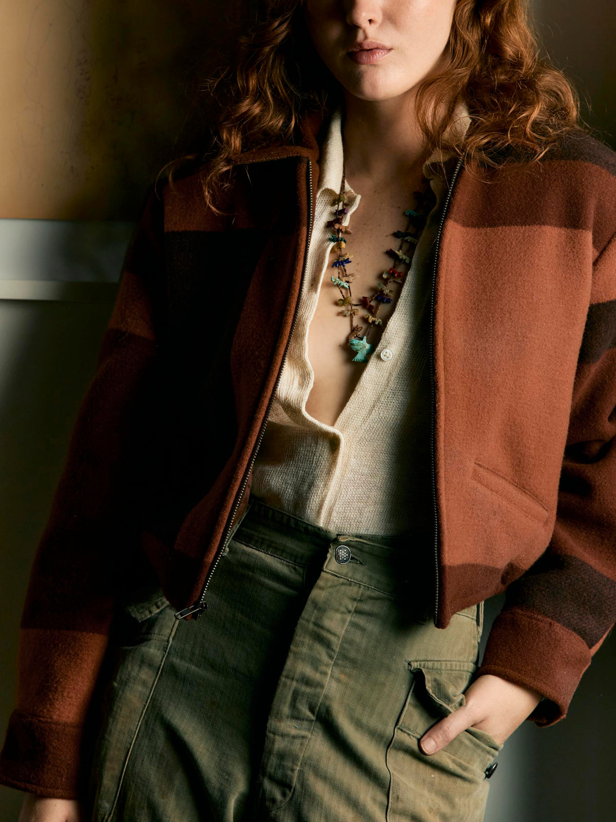 i+w x american woolen souvenir jacket