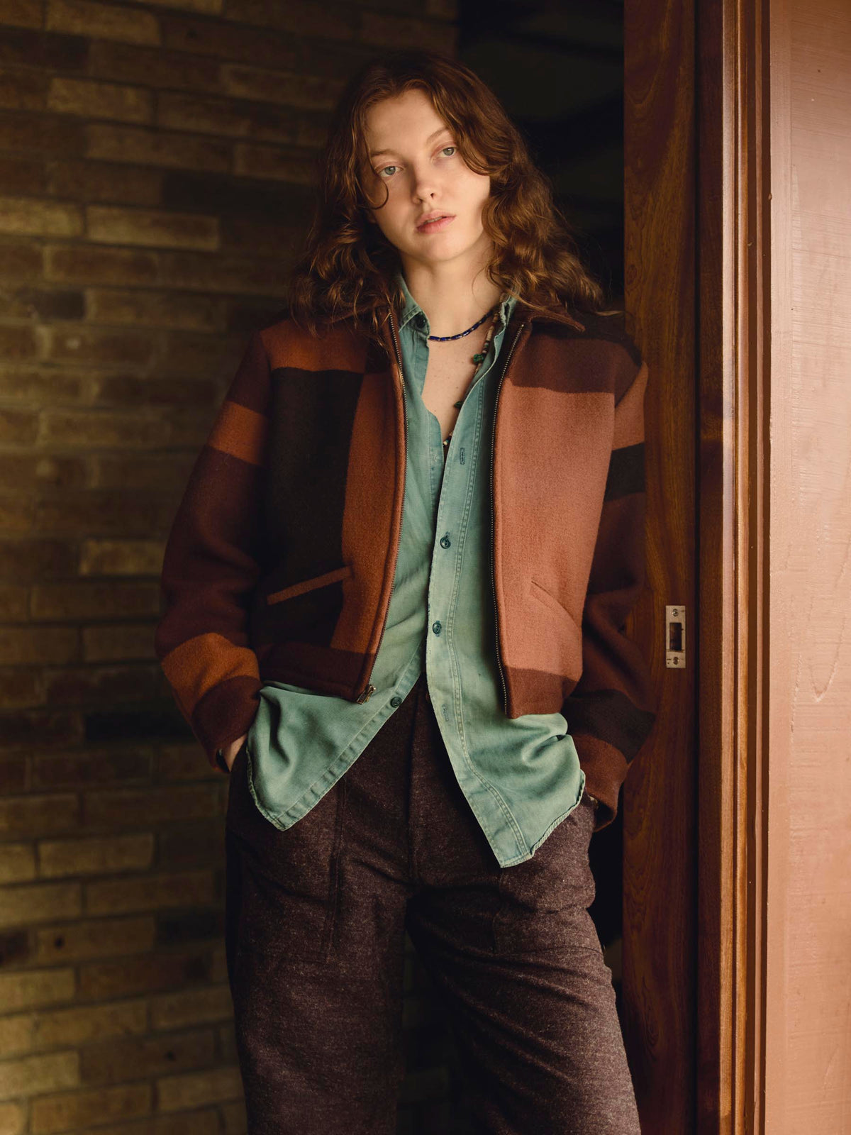 i+w x american woolen souvenir jacket