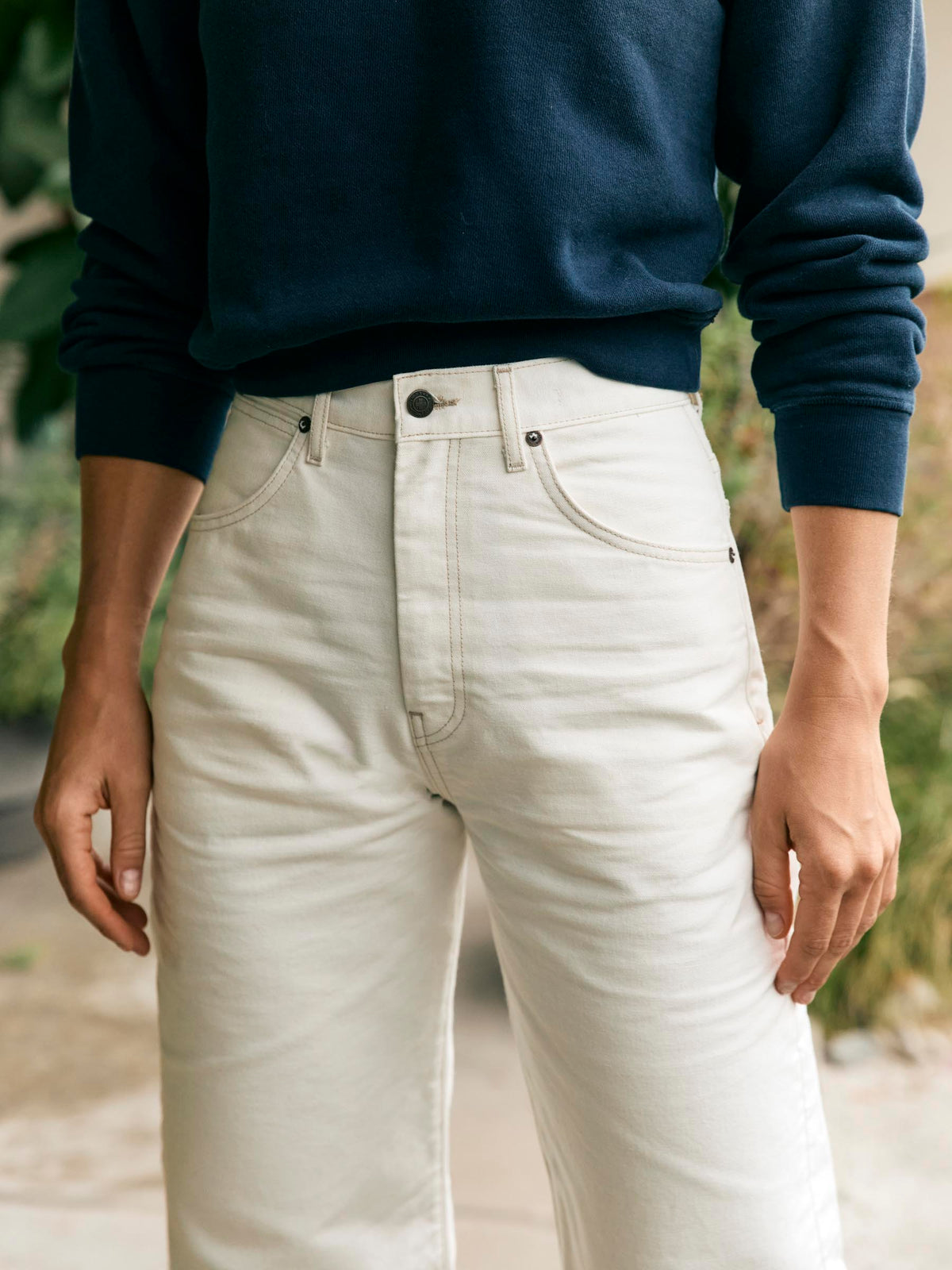 augusta washed white canvas