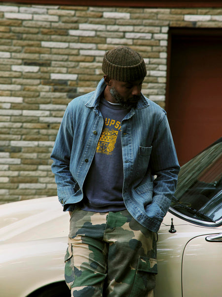 ranch jacket washed stripe