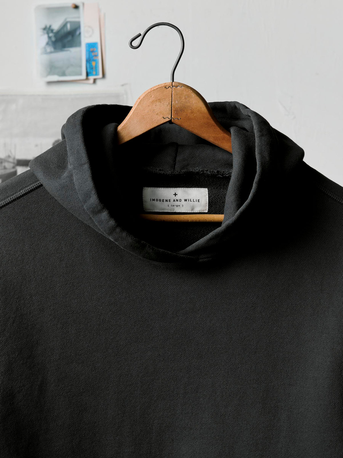 davenport hoodie in faded black