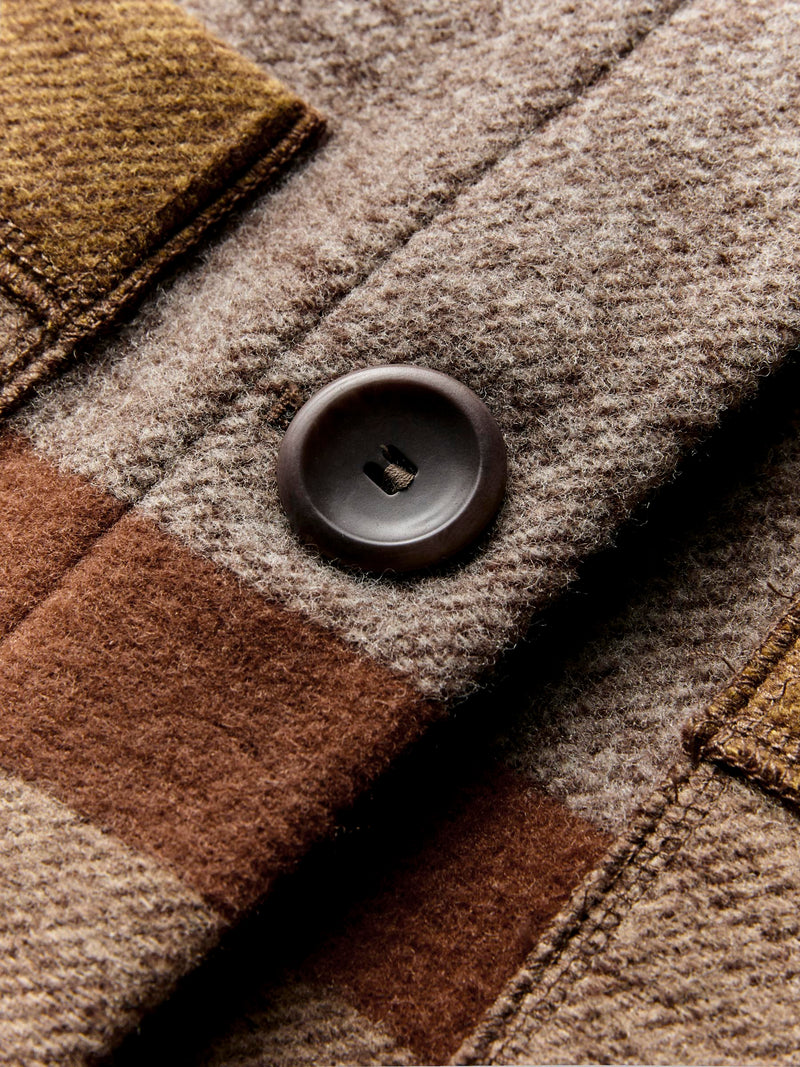 i+w x american woolen blanket coat 02 - Model