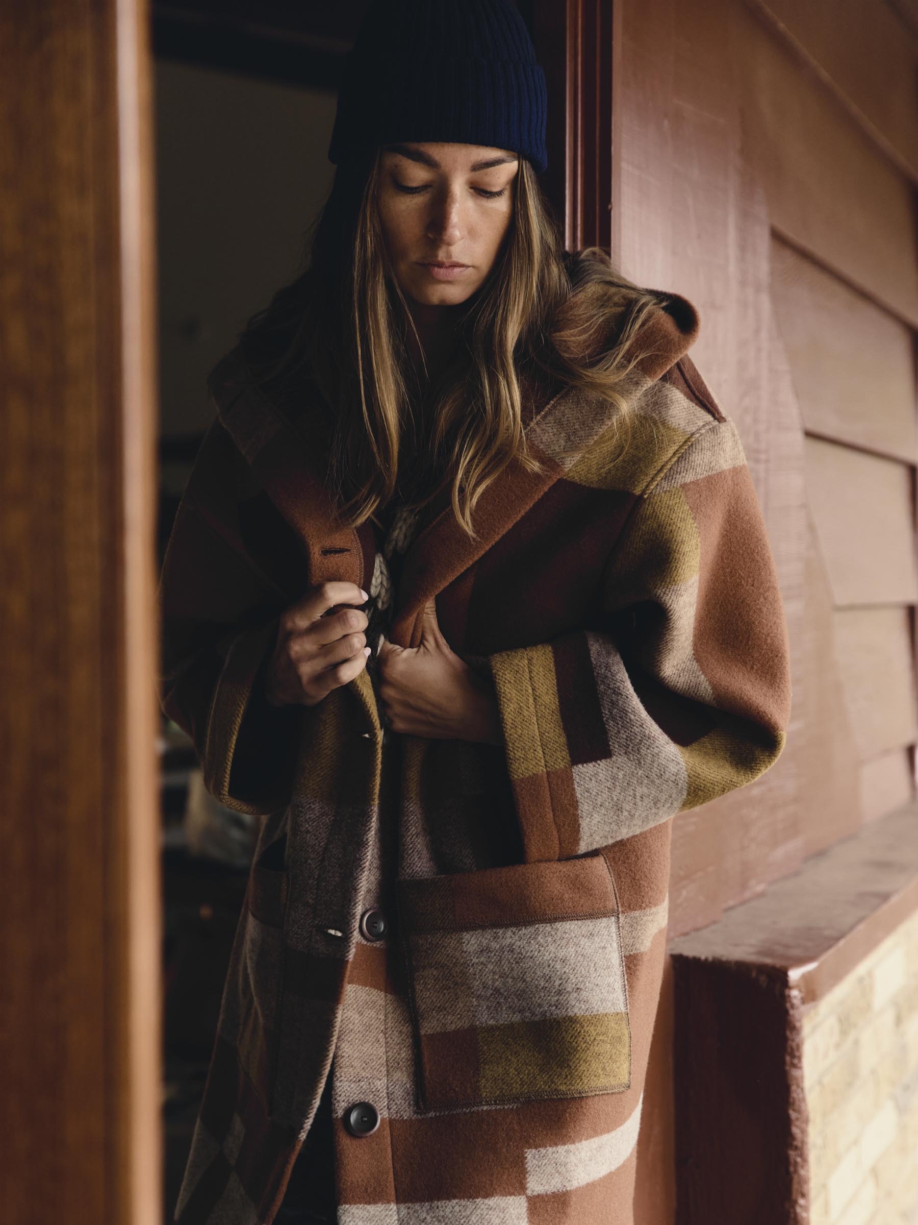 ジャケット・アウター amtssk3MAN MADE IN UK BLANKET JACKET i+w x american woolen blanket coat 02 – imogene + willie