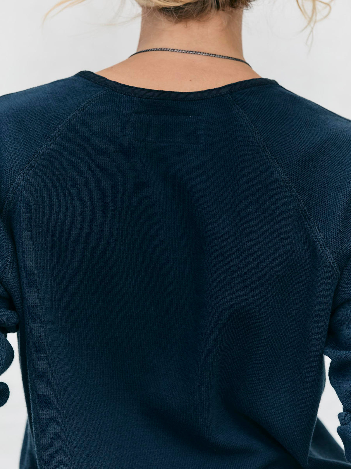 midweight vintage henley in navy