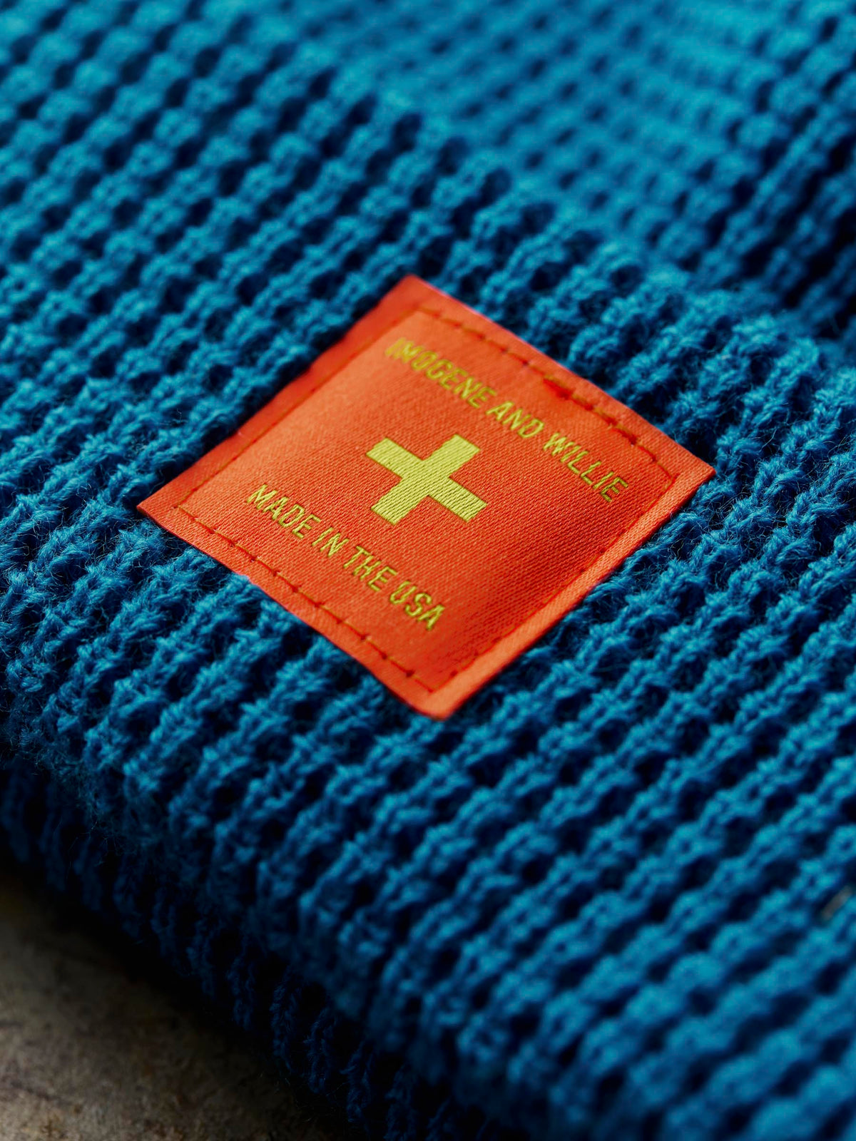 the i+w blue military cap