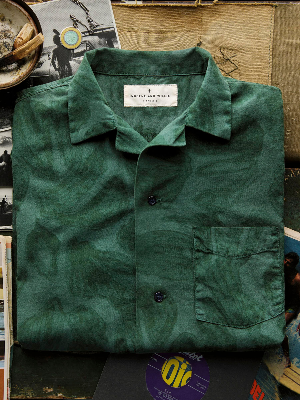 the serra camp shirt in painted botanic