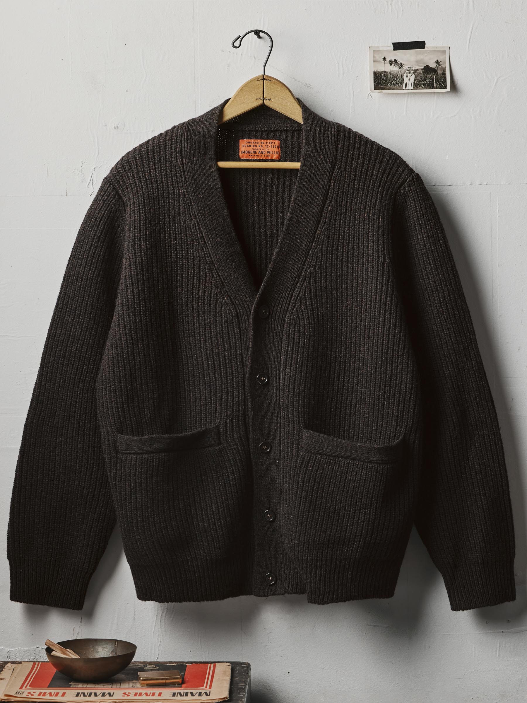berkley cardigan marled brown – imogene + willie