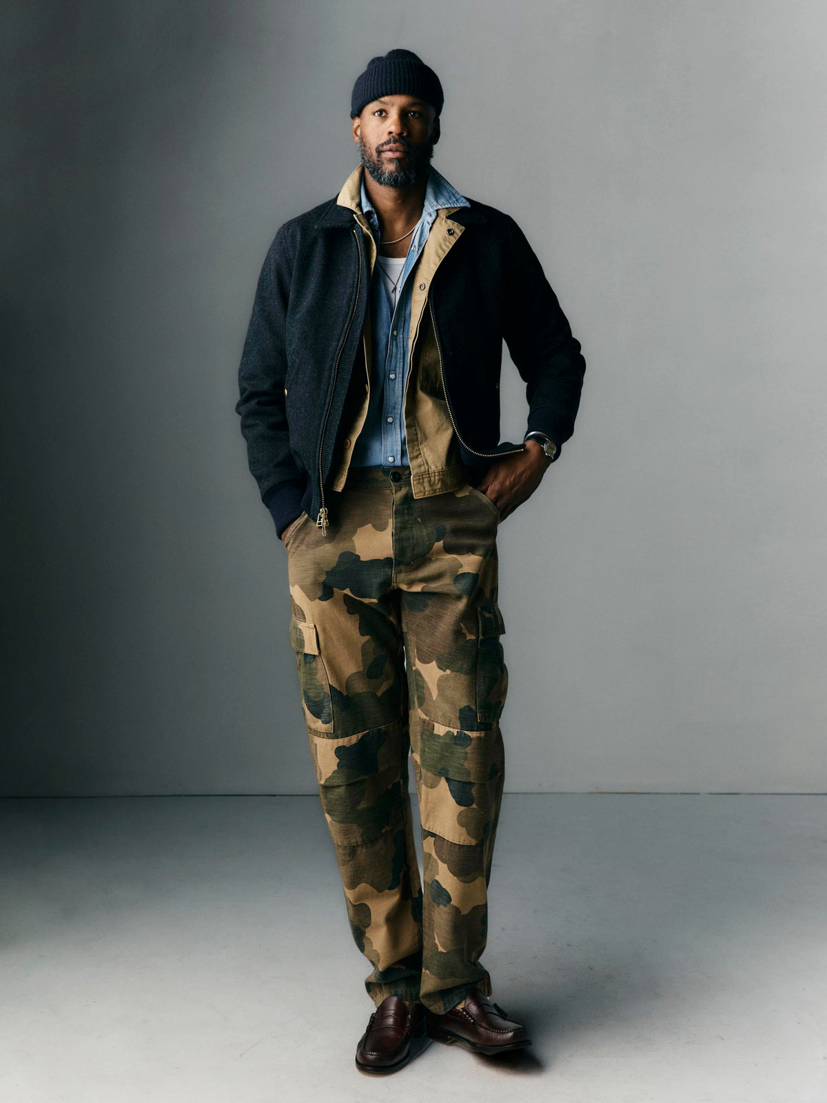 camp pant in painted camo 33