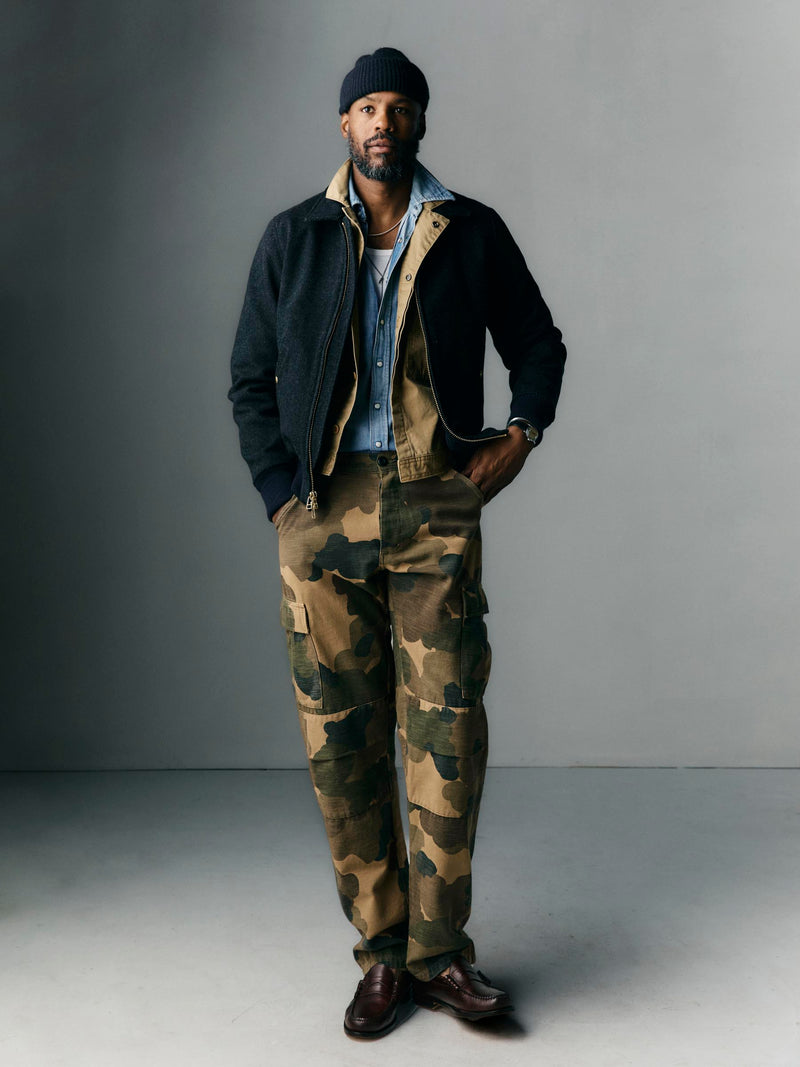 camp pant in painted camo