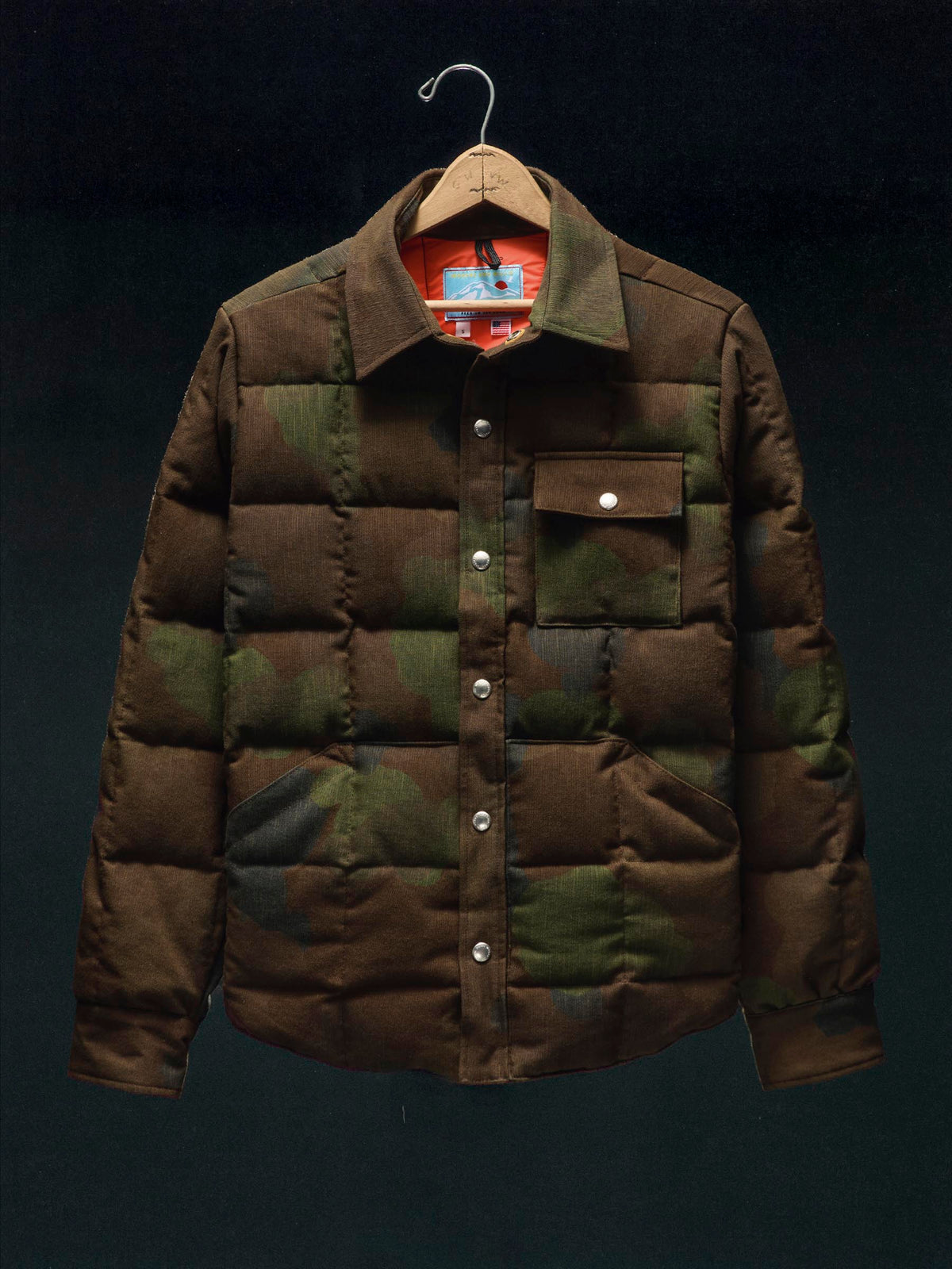 i+w x cdw quilted camo jacket