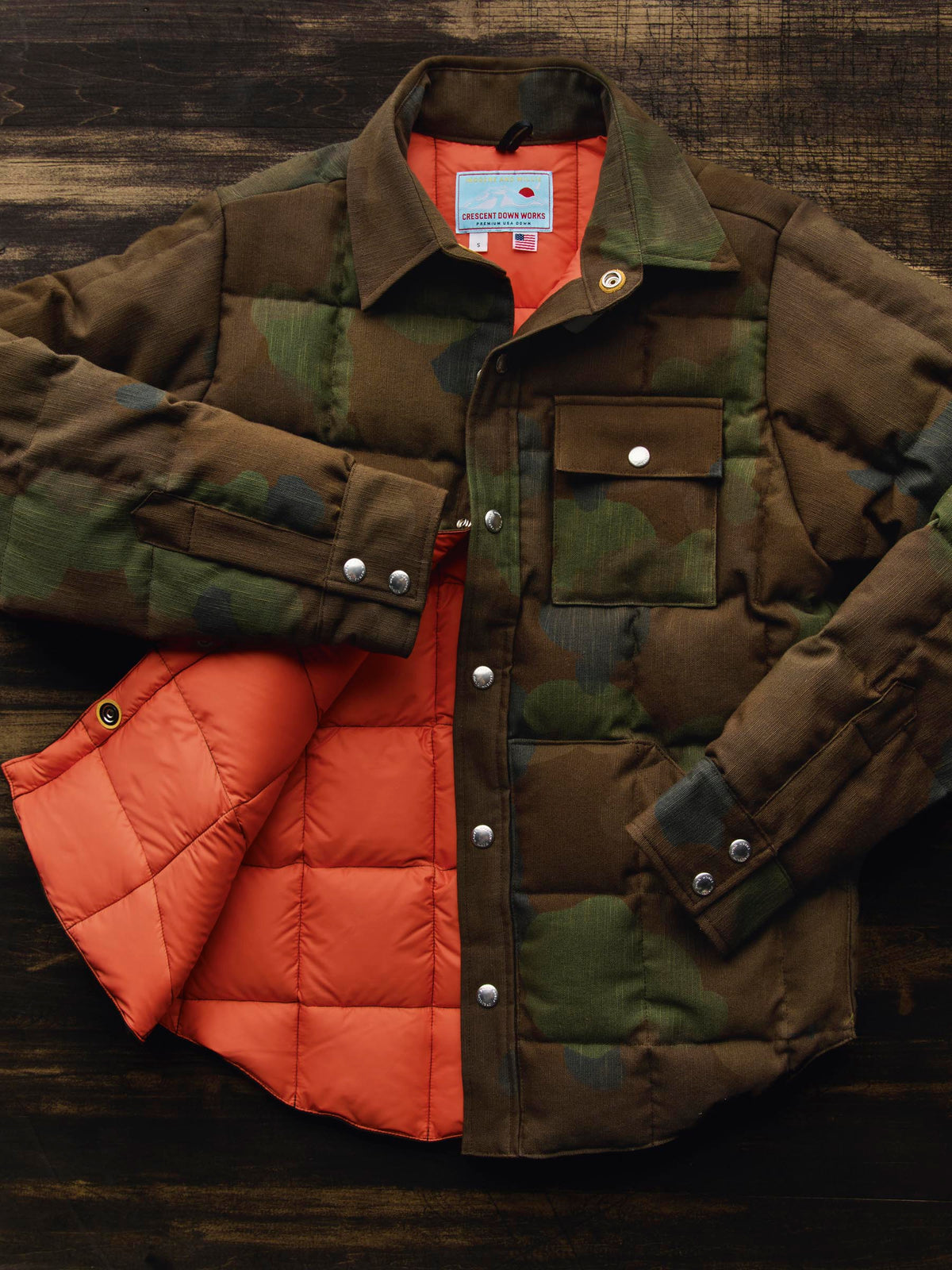 i+w x cdw quilted camo jacket