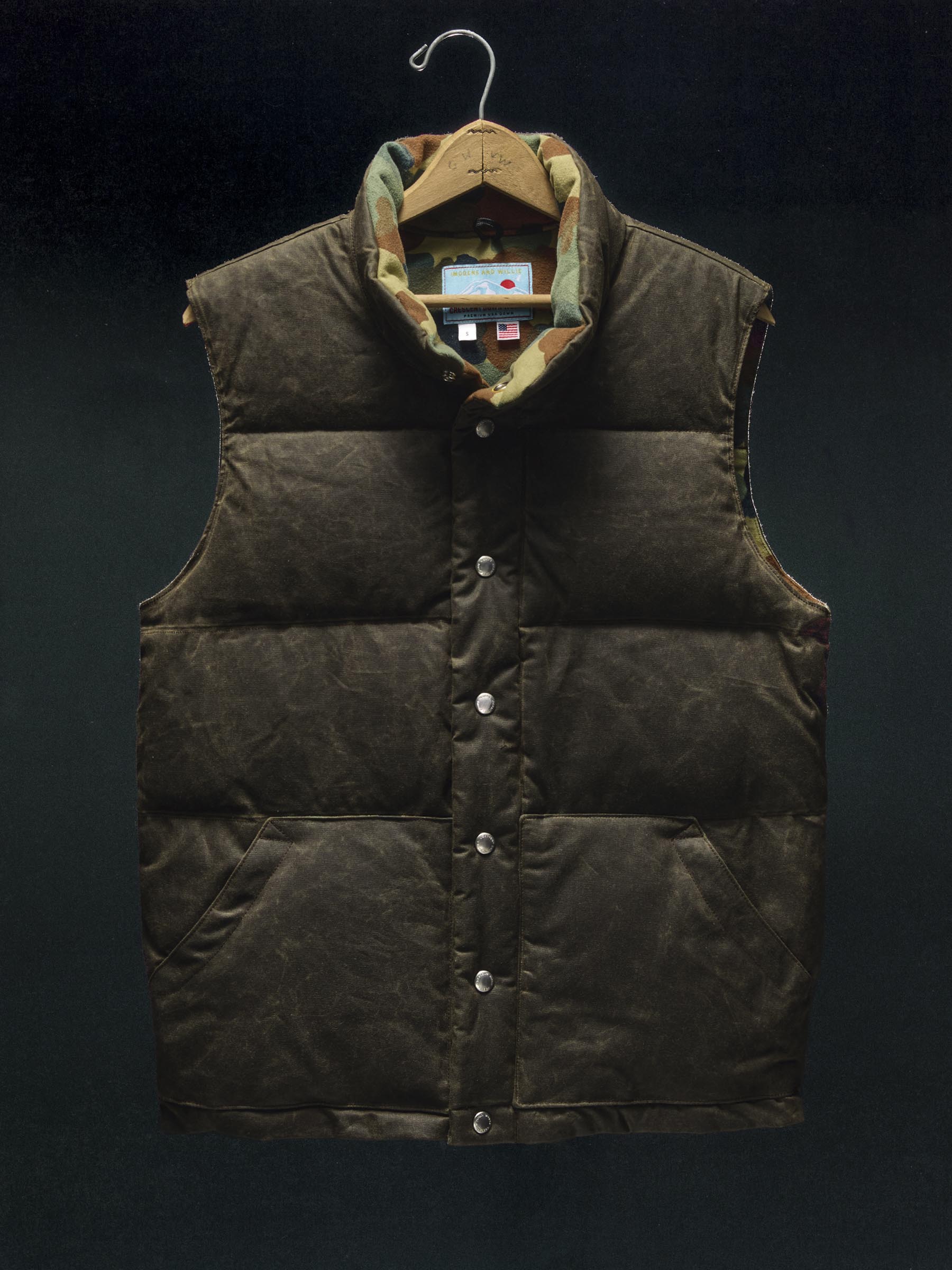 i+w x cdw waxed canvas vest – imogene + willie