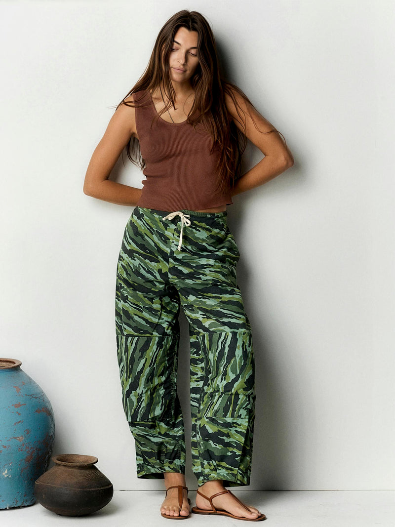 flight pant in brushstroke camo
