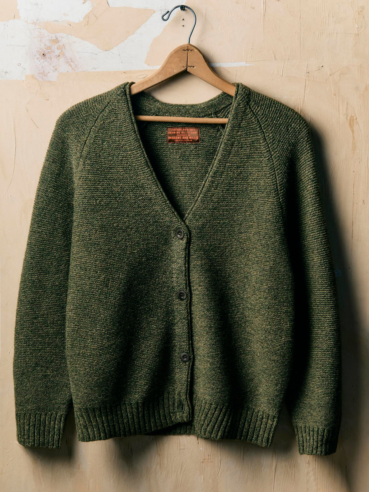 evie cardigan in sage