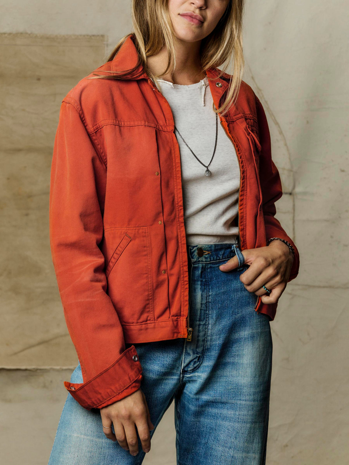 i+w x Wrangler 12MJZ sunfaded jacket