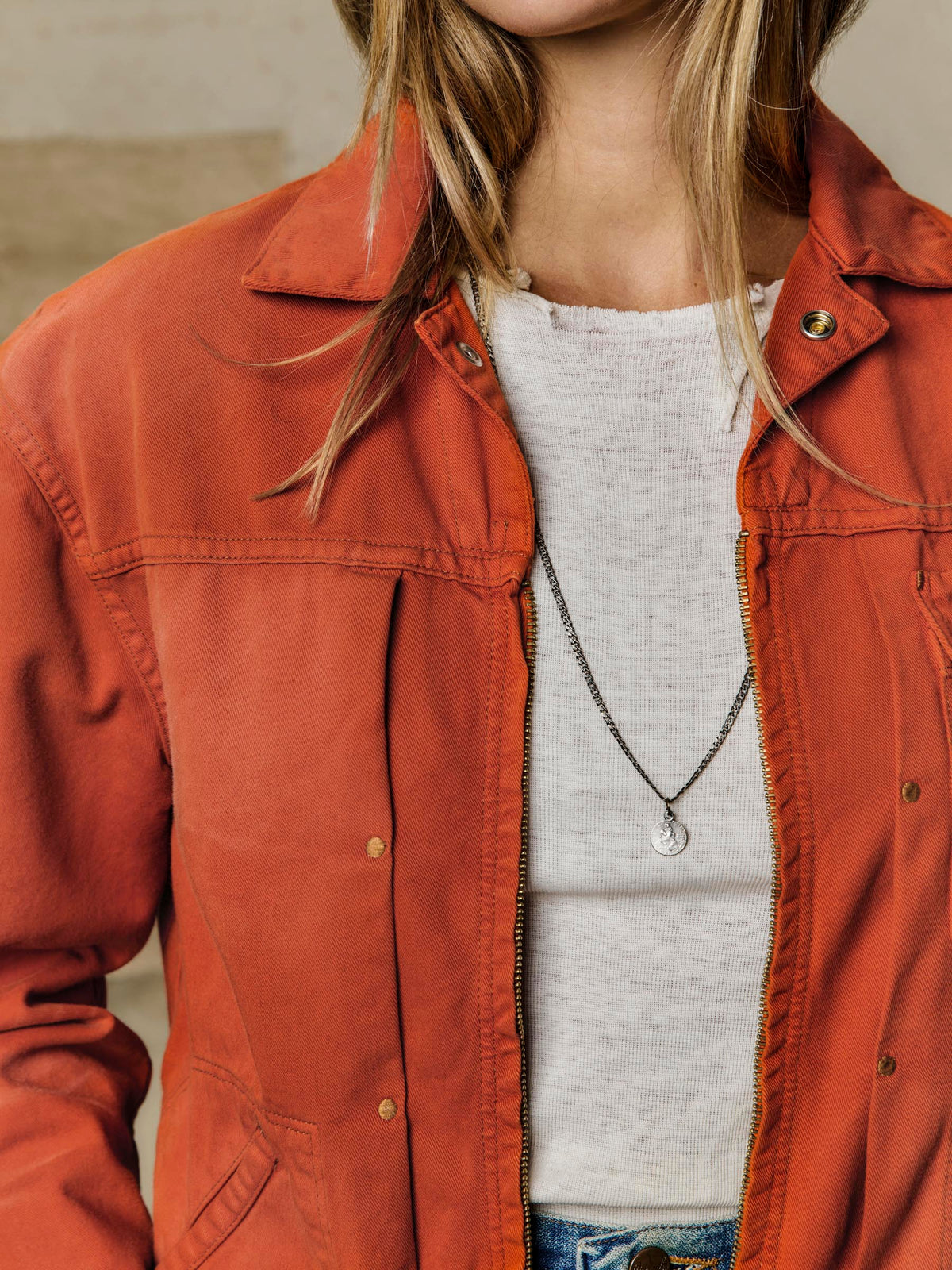 i+w x Wrangler 12MJZ sunfaded jacket