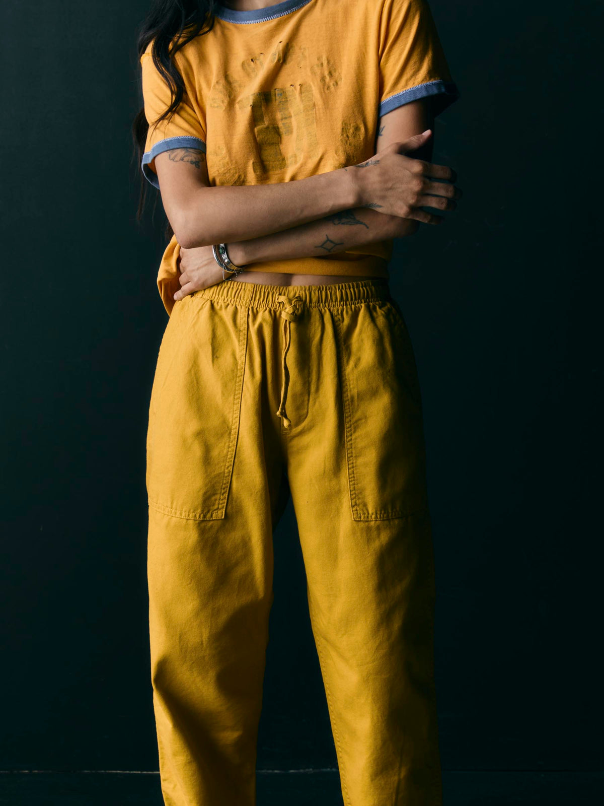 the ventura chore pant in chartreuse