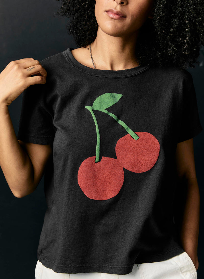 the "cherry" drop tee
