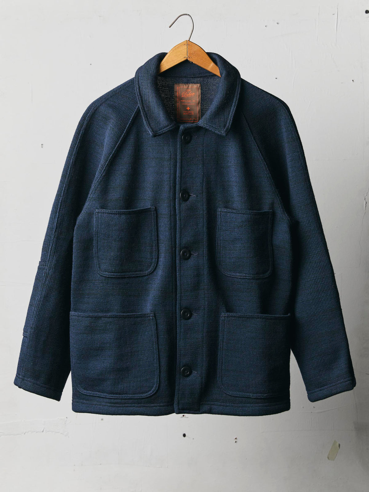 i+w x dehen knit work coat
