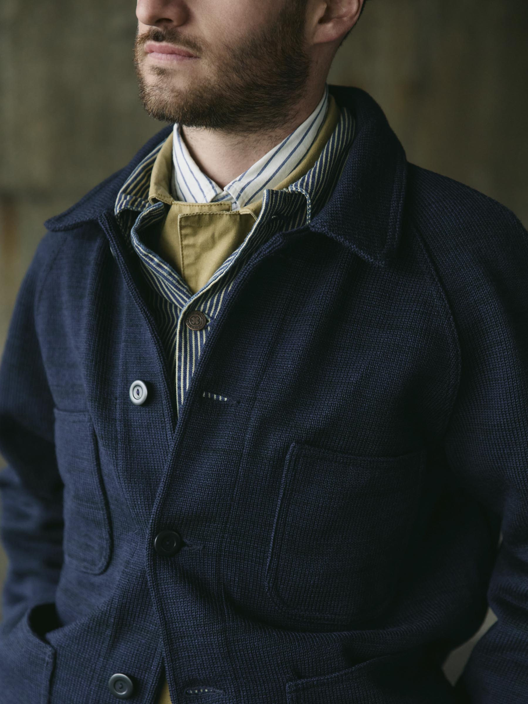 i+w x dehen knit work coat – imogene + willie