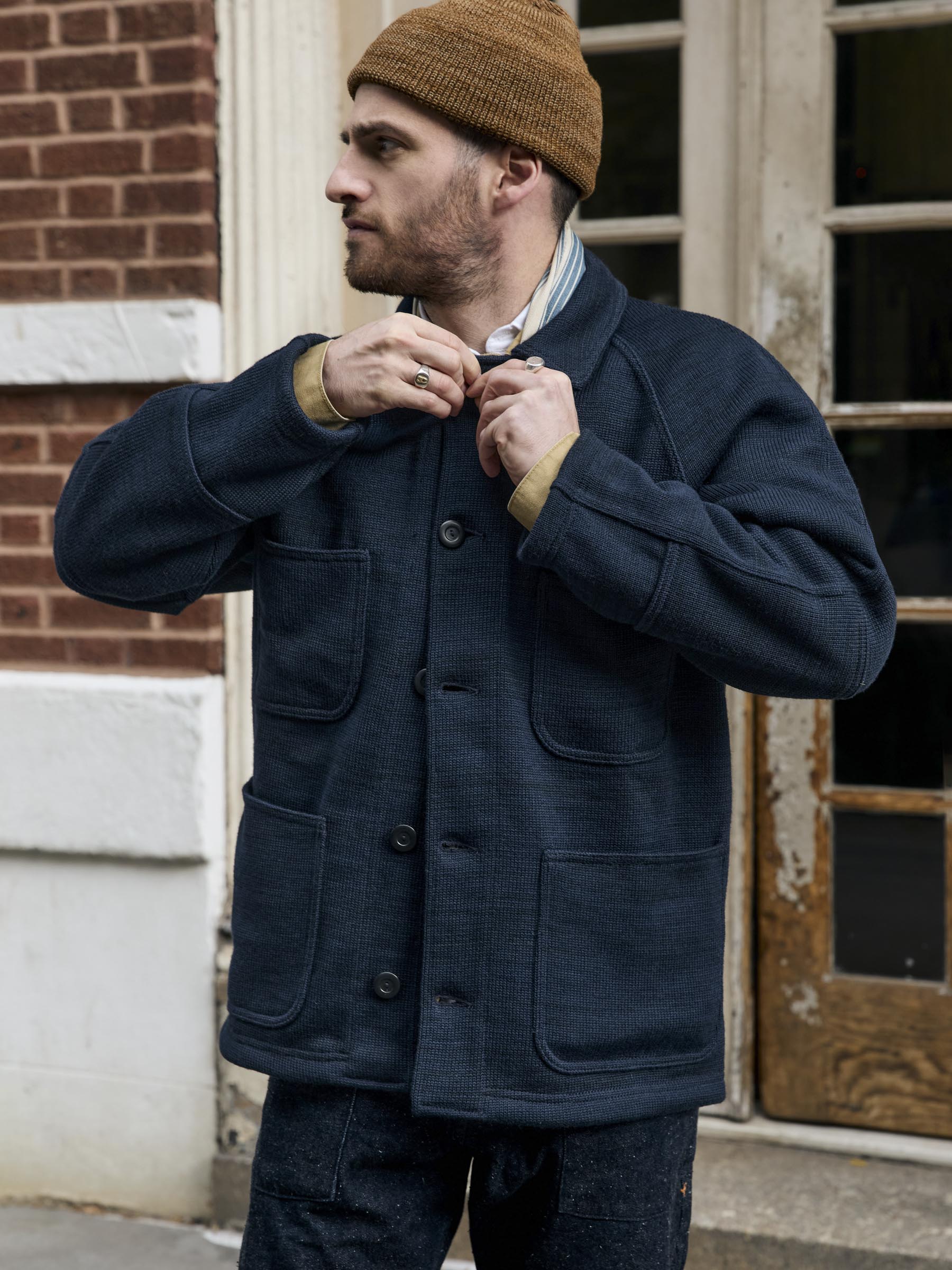 i+w x dehen knit work coat – imogene + willie