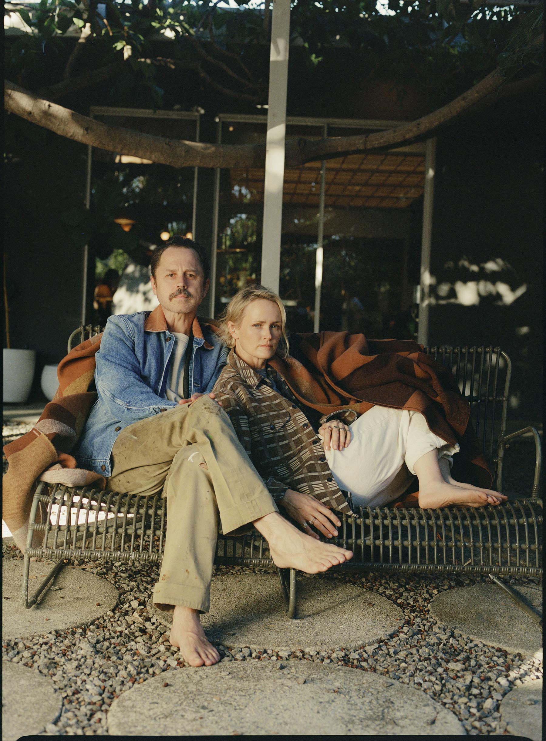 quilt lined washed denim chore coat – imogene + willie