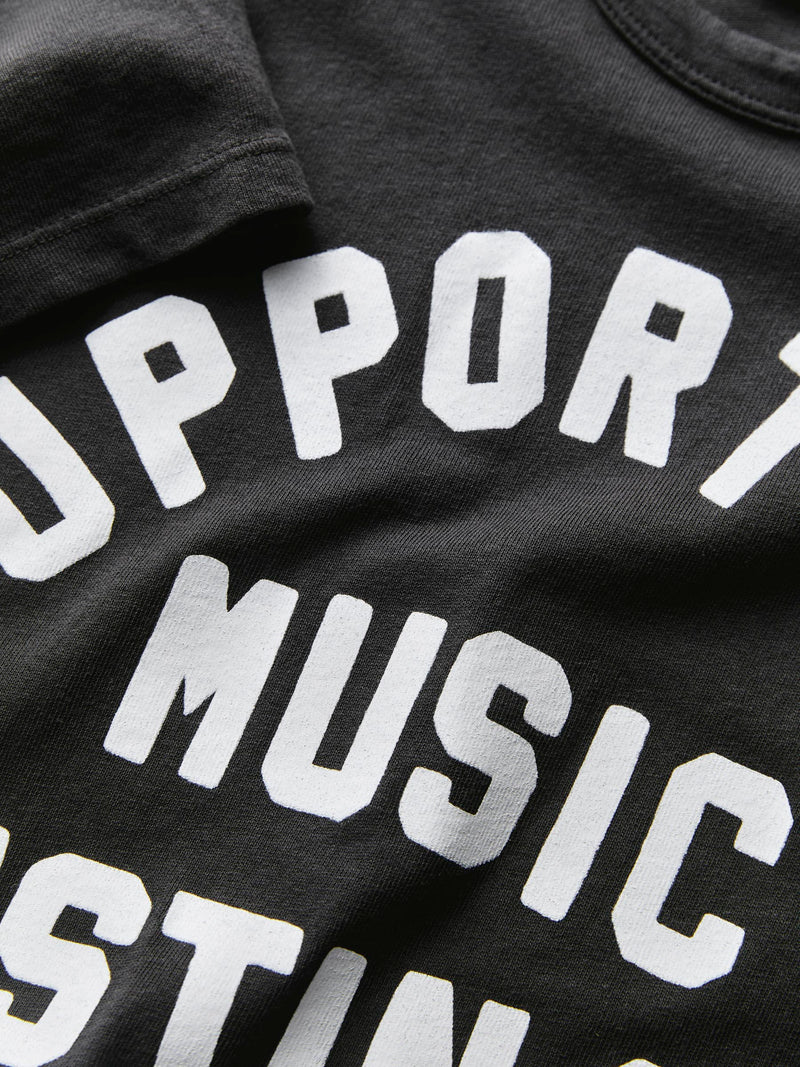 the "support live music" acl tee - Model