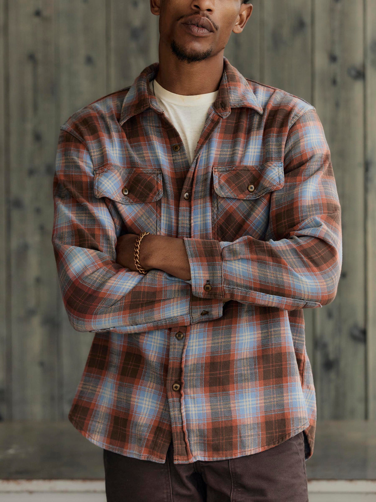 earl plaid in cedar