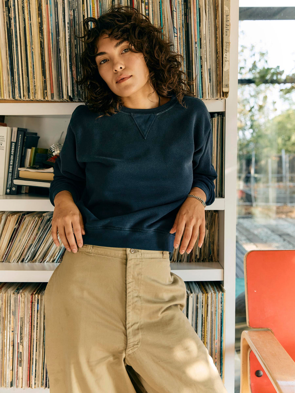 penny sweatshirt in navy