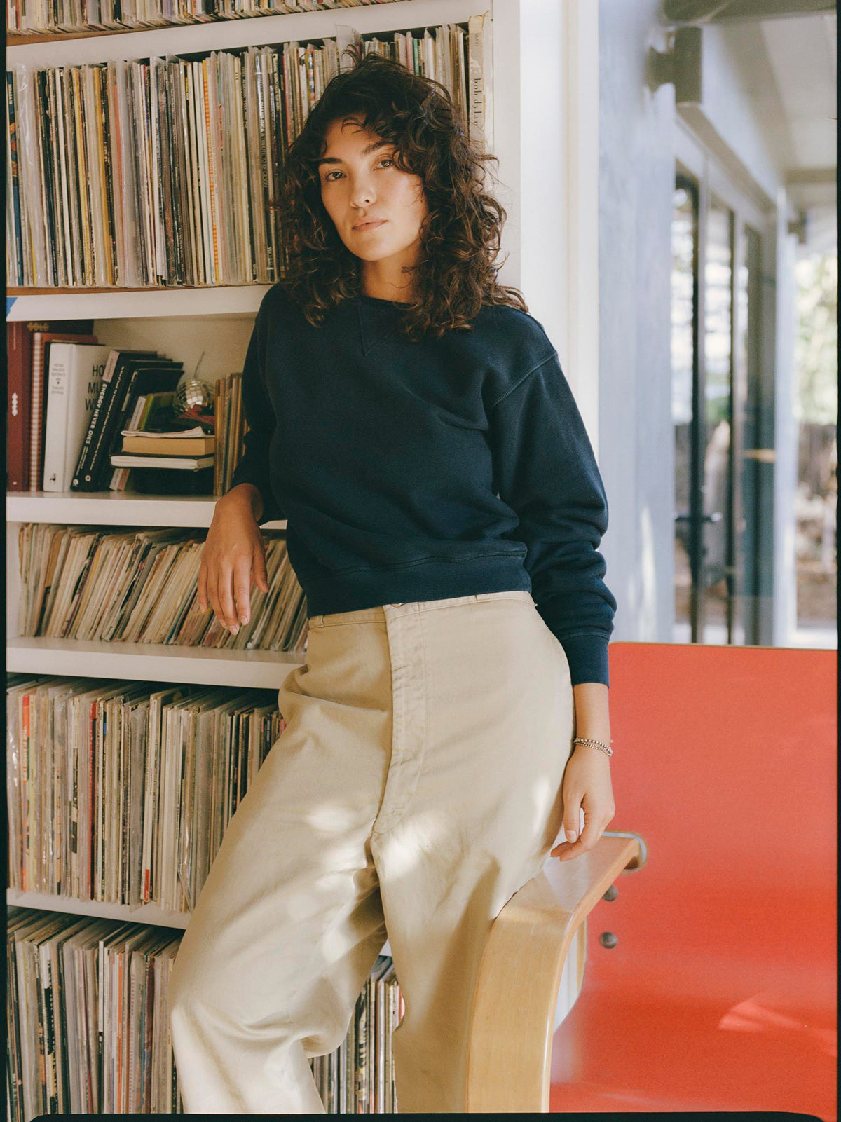 penny sweatshirt in navy