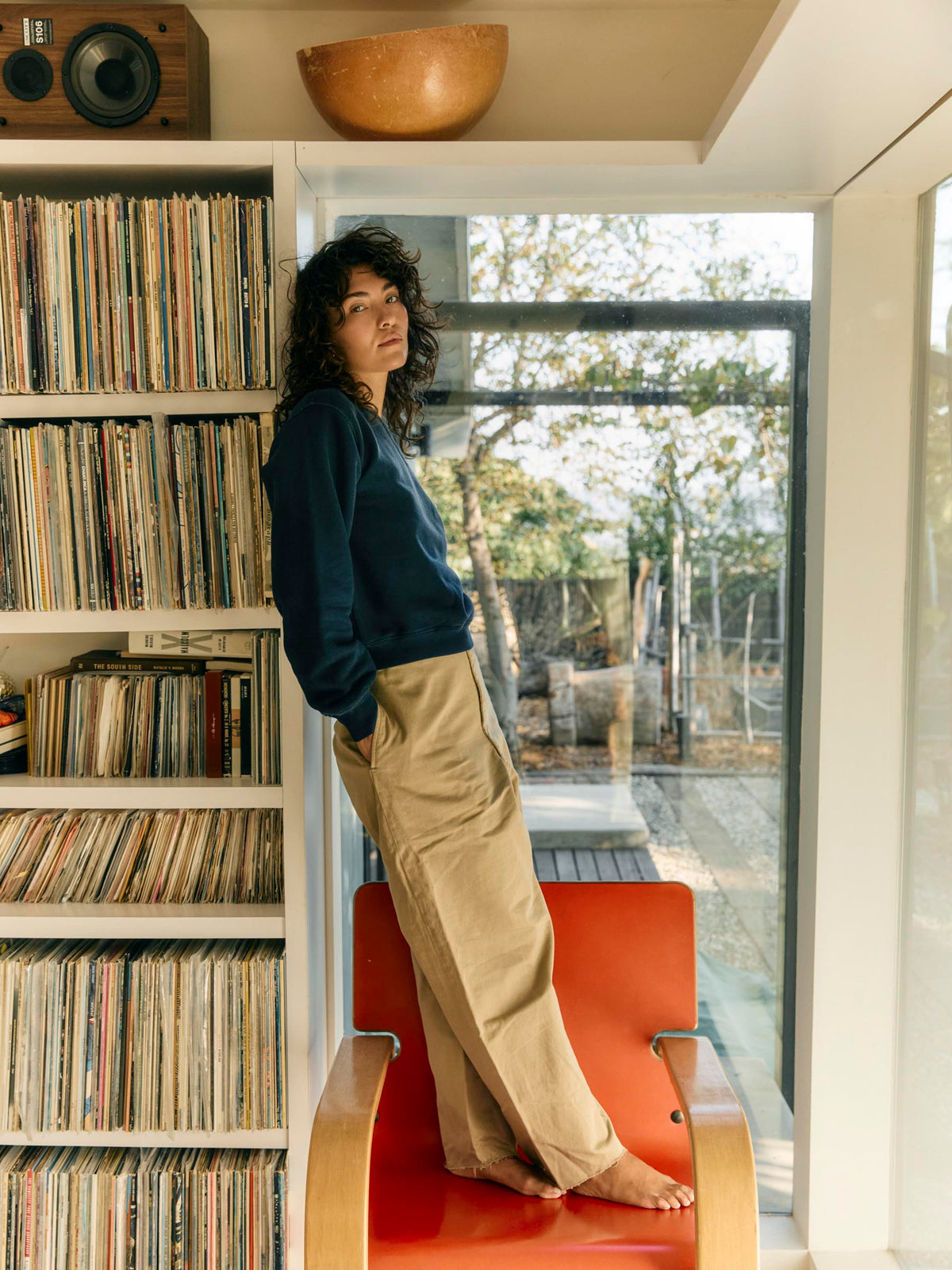 penny sweatshirt in navy