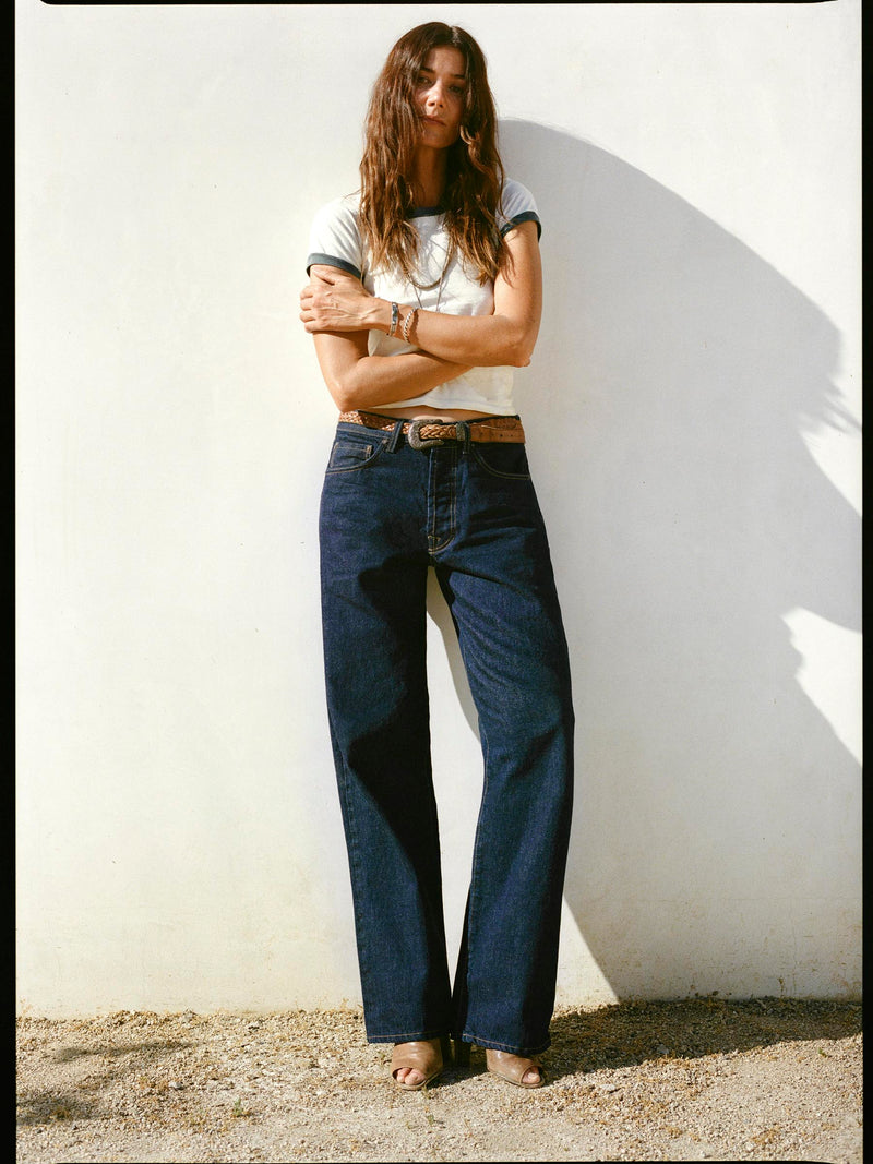 edie indigo selvage rinse