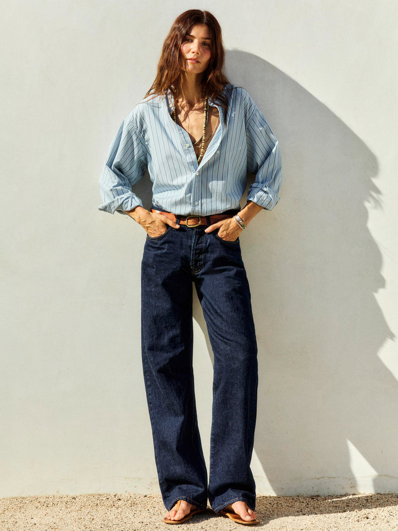 edie indigo selvage rinse