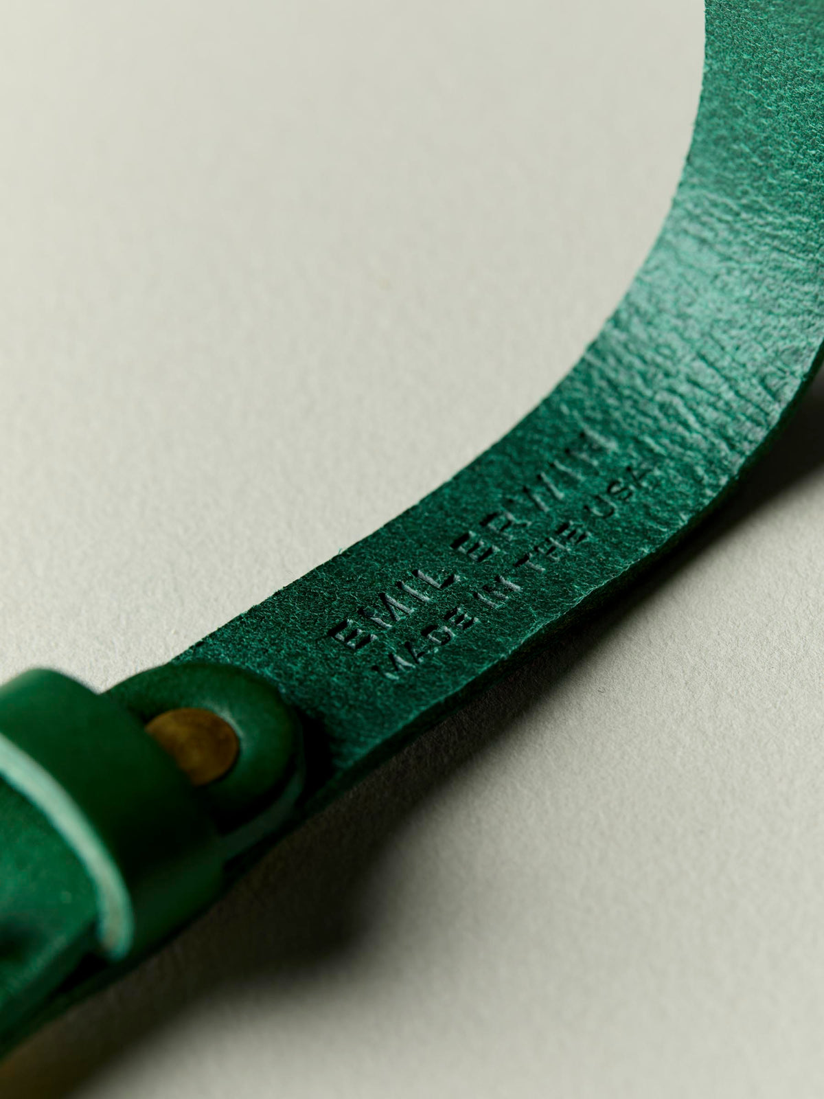 emil erwin x i+w keychain in green